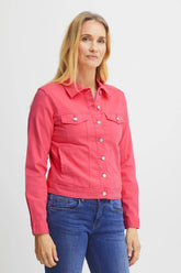 Blouson en Jean's Fransa Rouge